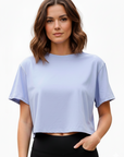 Blusa Crop Azul