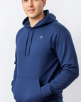 Hoodie Vpro Hombre Azul Solid
