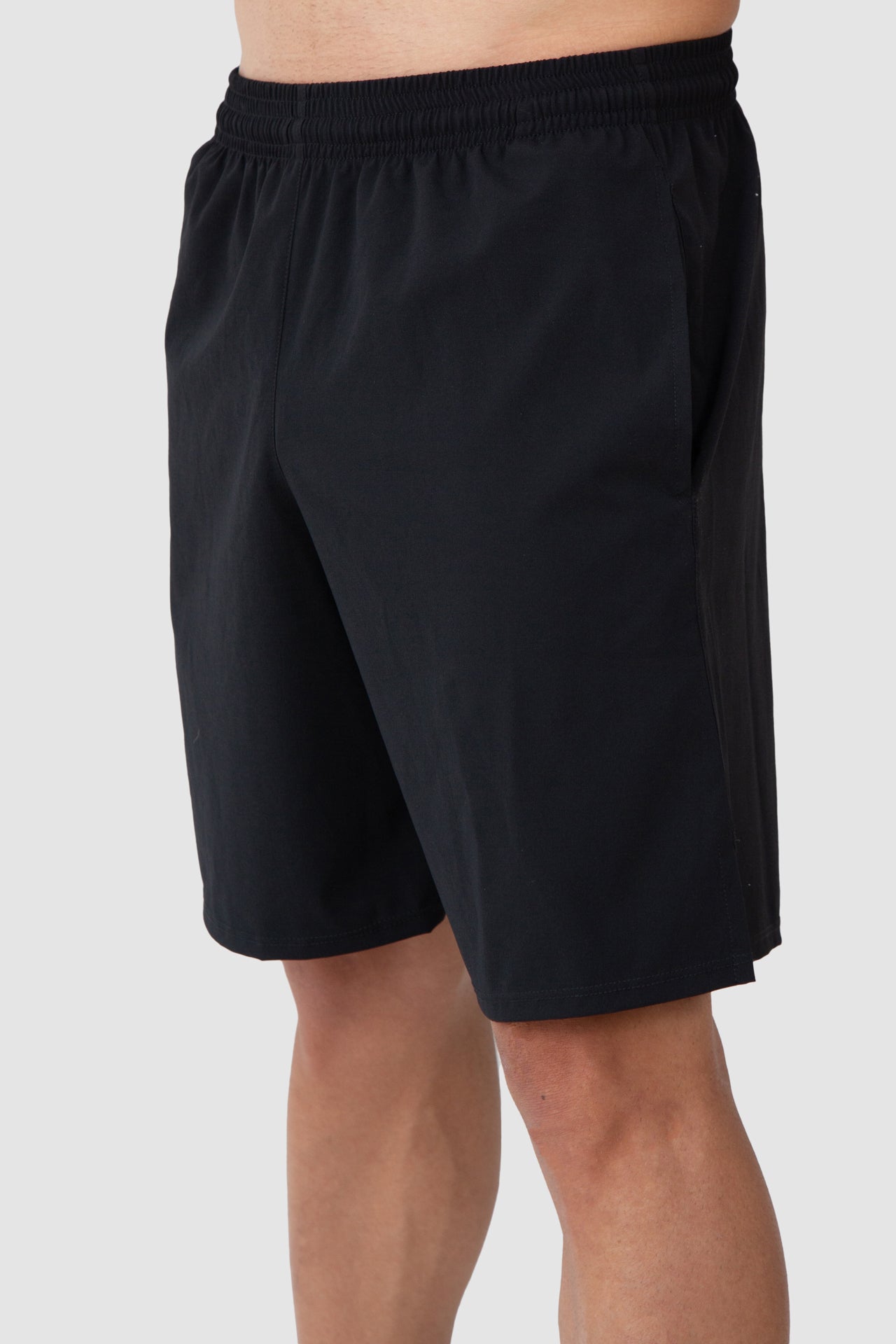 Pantaloneta negra online hombre