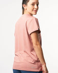 Tee Basic Mujer Jaspeada