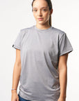 Tee Basic Mujer Jaspeada