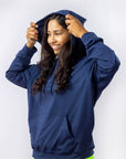 Hoodie Vpro Mujer Azul Solid