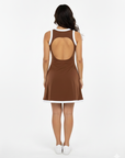 Vestido Court Chocolate