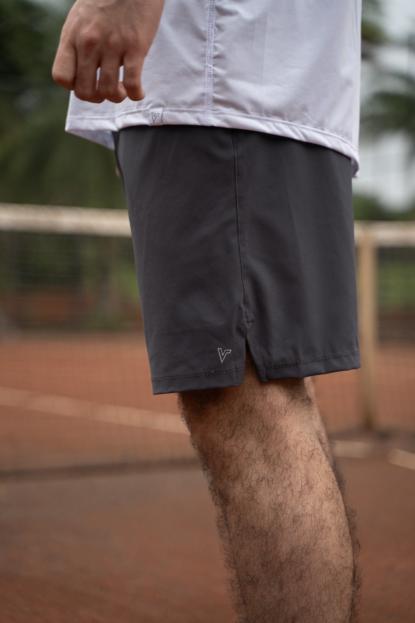 Pantaloneta Básica Gris